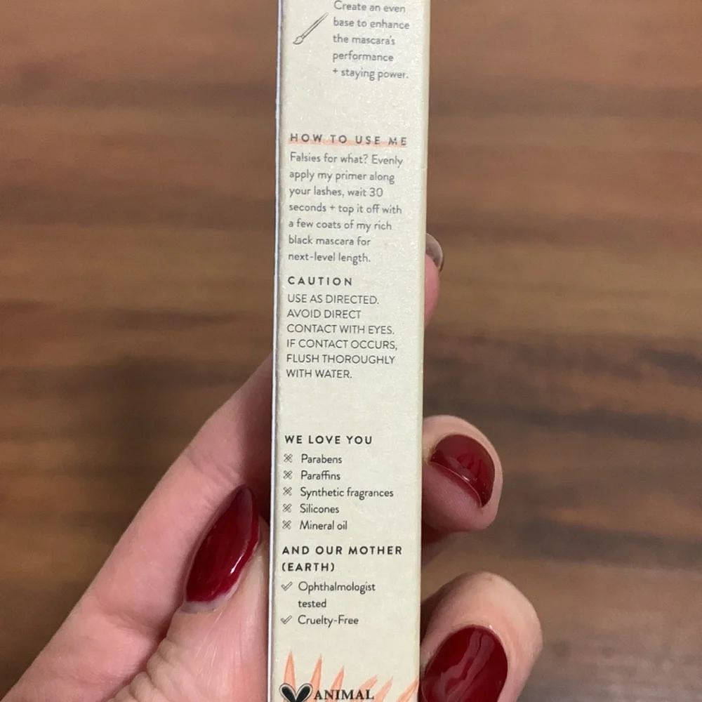 Honest Beauty 2-in-1 Extreme Length Mascara + Lash Primer NIB Clean Beauty